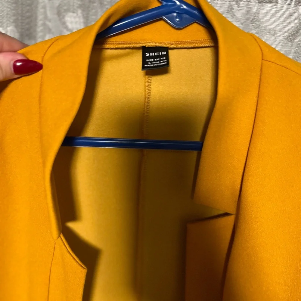 Women’s Blazer Jacket Size Large (With Shoulder pads) - Picture 5 of 12